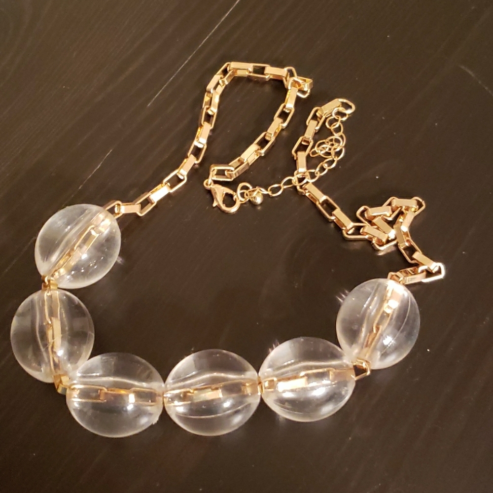 Disco ball necklace
